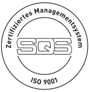 Logo für die ISO 9001 Zertifizierung